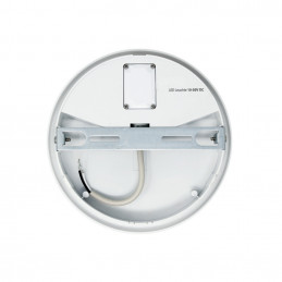 Plafonieră LED rezistenta la umiditate pentru garaje si beciuri 12V 24V DC 10W rotundă IP65 10-30VDC 3000K alb cald