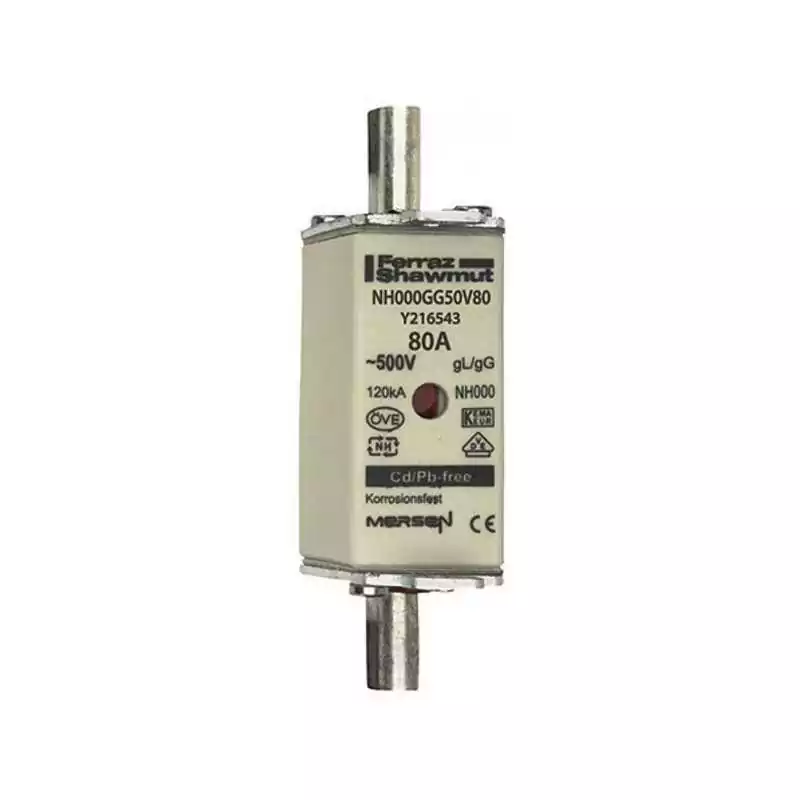 Siguranță tip MPR marime NH000 gG 80A , AC500V cu indicator combinat defect