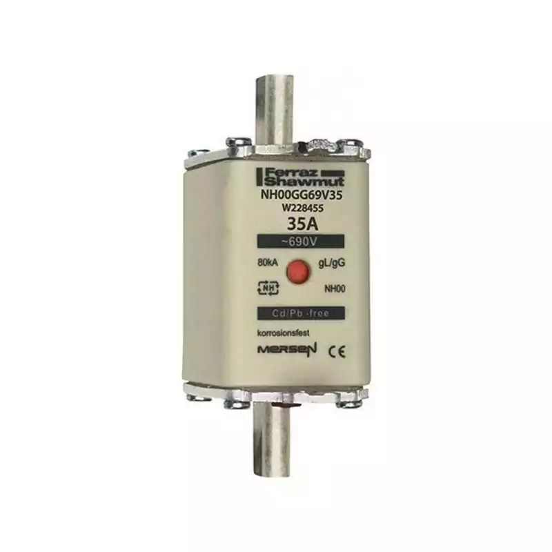 Siguranță tip MPR marime NH00 gG 35A , AC500V cu indicator combinat defect