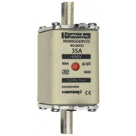 Siguranță tip MPR marime NH00 gG 35A , AC500V cu indicator combinat defect