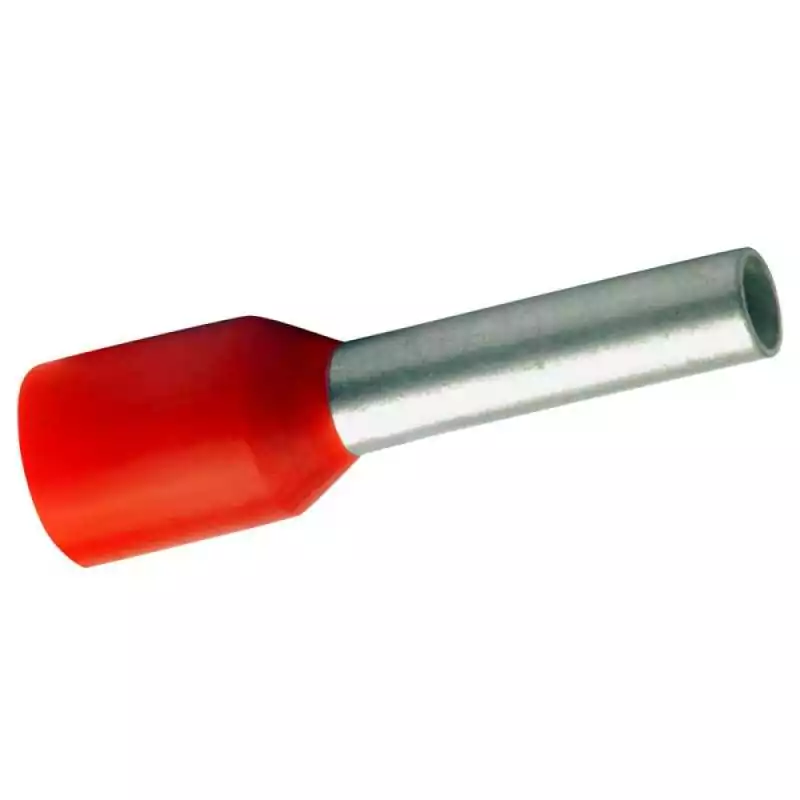 Pini / Ferule izolate secțiune 10 mm² din cupru galvanizat electrolitic - Pachet Max 1000buc.