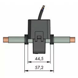 Transformator de curent WAGO 855-4005/200-101 pentru montaj ulterior 200A / 5A 0.5m lungime conductor