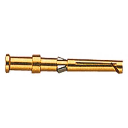 Pin sertizare bucșă, aliaj de cupru placat cu aur, secțiunea : 1 mm², Harting 09150006222