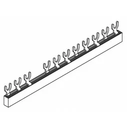 Bus bar trifazat fara N ,10mm2, poli pentru DDR 4 poli + 8 disjunctoare