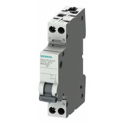 Întreruptor de detectare a defectelor de arc, protecție la incendiu AFDD Siemens compact 1P+N B16A 6kA