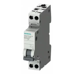 Întreruptor de detectare a defectelor de arc, protecție la incendiu AFDD Siemens compact 1P+N C16A 6kA